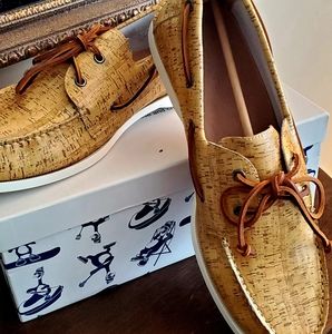 《Froats 》Cork Print Boat Shoes